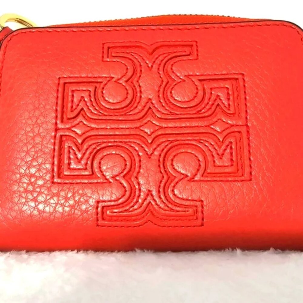 Tory Burch Zip Around Wallet with Keychain - Picture 5 of 8